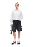 Biała koszula z rozcięciami - biały - CROPP - small3