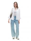 Biała koszula oversize - biały - CROPP - small2