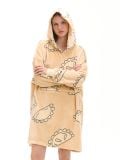 Świąteczna bluza snuddie w pierogi - beżowy - CROPP - small3