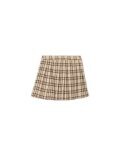 Plisowana spódnica w kratę - beżowy - CROPP - small6