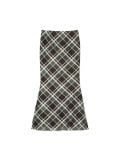 Spódnica midi w kratę - zielony - CROPP - small4