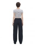Czarne spodnie cargo z motywem smoka - czarny - CROPP - small3