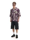Viskoosisegust särk - tumepunane - CROPP - small3