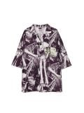 Viskoosisegust särk - tumepunane - CROPP - small2