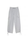 Szare spodnie wide leg - jasny szary - CROPP - small4