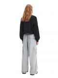 Szare spodnie wide leg - jasny szary - CROPP - small3