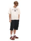 Dresowe czarne szorty long - czarny - CROPP - small1