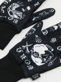 Handschuhe mit Druck - Schwarz - CROPP - small2