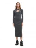 Rochie pentru femei - gri-închis - CROPP - small1