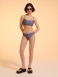 Costum de baie din două piese - albastru metalizat - CROPP - small1