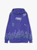 Fioletowa bluza z nadrukami - fioletowy - CROPP - small3