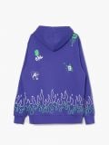 Fioletowa bluza z nadrukami - fioletowy - CROPP - small6