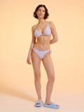 Bikini ze wzorem w kratę - niebieski - CROPP - small1