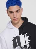Bluza z kapturem i motywem anime - czarny - CROPP - small3