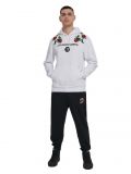 Biała bluza z motywem róż - biały - CROPP - small1