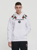 Biała bluza z motywem róż - biały - CROPP - small2