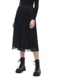 Czarna plisowana spódnica midi - czarny - CROPP - small3