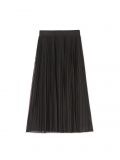 Czarna plisowana spódnica midi - czarny - CROPP - small2
