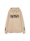 Sudadera con capucha y estampado NASA - Beige - CROPP - small1