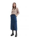Jeansowa spódnica cargo - niebieski - CROPP - small1
