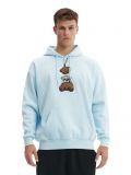 Błękitna bluza z kapturem - błękitny - CROPP - small2