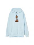 Błękitna bluza z kapturem - błękitny - CROPP - small3