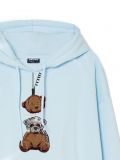 Błękitna bluza z kapturem - błękitny - CROPP - small4