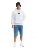 Biała bluza z kapturem - biały - CROPP - small2
