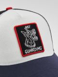 Czapka trucker z siateczką i naszywką - granatowy - CROPP - small2