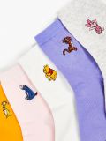 Bestickte Socken Winnie the Pooh, 5er-Pack - Weiß - CROPP - small2