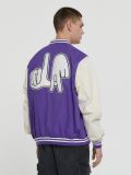 Fioletowa kurtka bomber - fioletowy - CROPP - small3