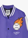 Fioletowa kurtka bomber - fioletowy - CROPP - small5