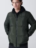 Gefütterte Bomberjacke - Olivgrün - CROPP - small2