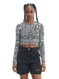 Czarne jeansowe bermudy - czarny - CROPP - small1