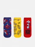 Gemusterte Socken, 3er-Pack - Rot - CROPP - small1