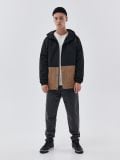 Parka z kapturem - czarny - CROPP - small1