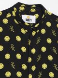 Cămașă cu imprimeu integral Smiley® - negru - CROPP - small5
