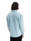 Jasnoniebieska jeansowa koszula - niebieski - CROPP - small4