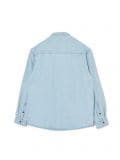 Jasnoniebieska jeansowa koszula - niebieski - CROPP - small5