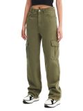 Zielone jeansy straight z kieszeniami cargo PETITE - zielony - CROPP - small1