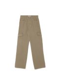 Zielone jeansy straight z kieszeniami cargo PETITE - zielony - CROPP - small4