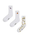 Sokid, 3 paari pakis - valge - CROPP - small1
