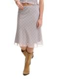 Spódnica midi w kratę - niebieski - CROPP - small3