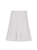 Spódnica midi w kratę - niebieski - CROPP - small4