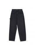 Czarne jeansy baggy carpenter - czarny - CROPP - small1