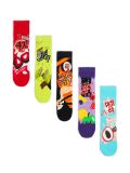 Skarpety 5 pack z kolorowymi grafikami - wielobarwny - CROPP - small1