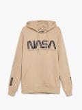 Bluza z kapturem NASA - beżowy - CROPP - small1