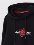 Bluza z kapturem Cyberpunk 2077 - czarny - CROPP - small6