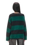 Czarno-zielony sweter w paski - zielony - CROPP - small6