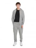 Szare dresowe joggery z kieszeniami cargo - jasny szary - CROPP - small1